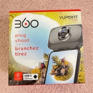 📸 VuPoint 360° Plug-In Camera – USB-C – 4K – Brand New in Box!